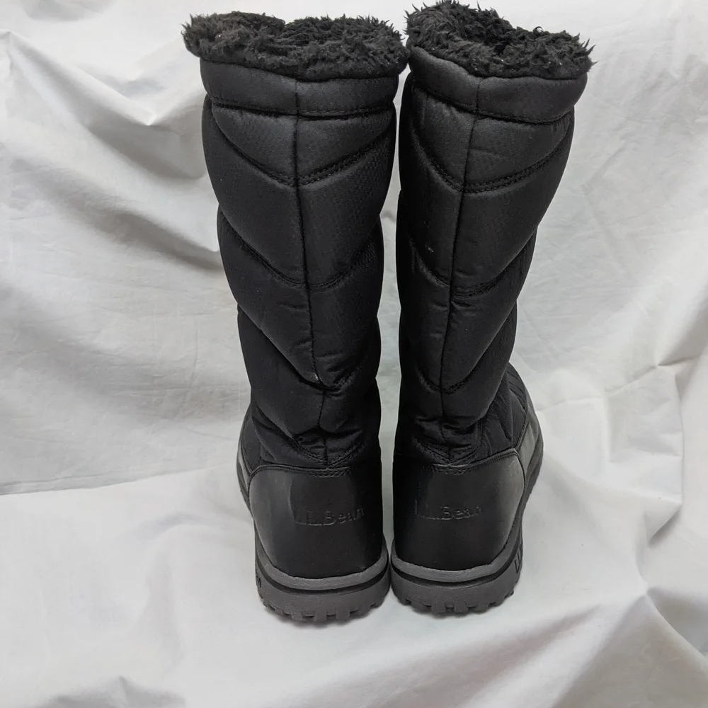 L.L. Bean Kids Insulated Black Winter Boots Size 6